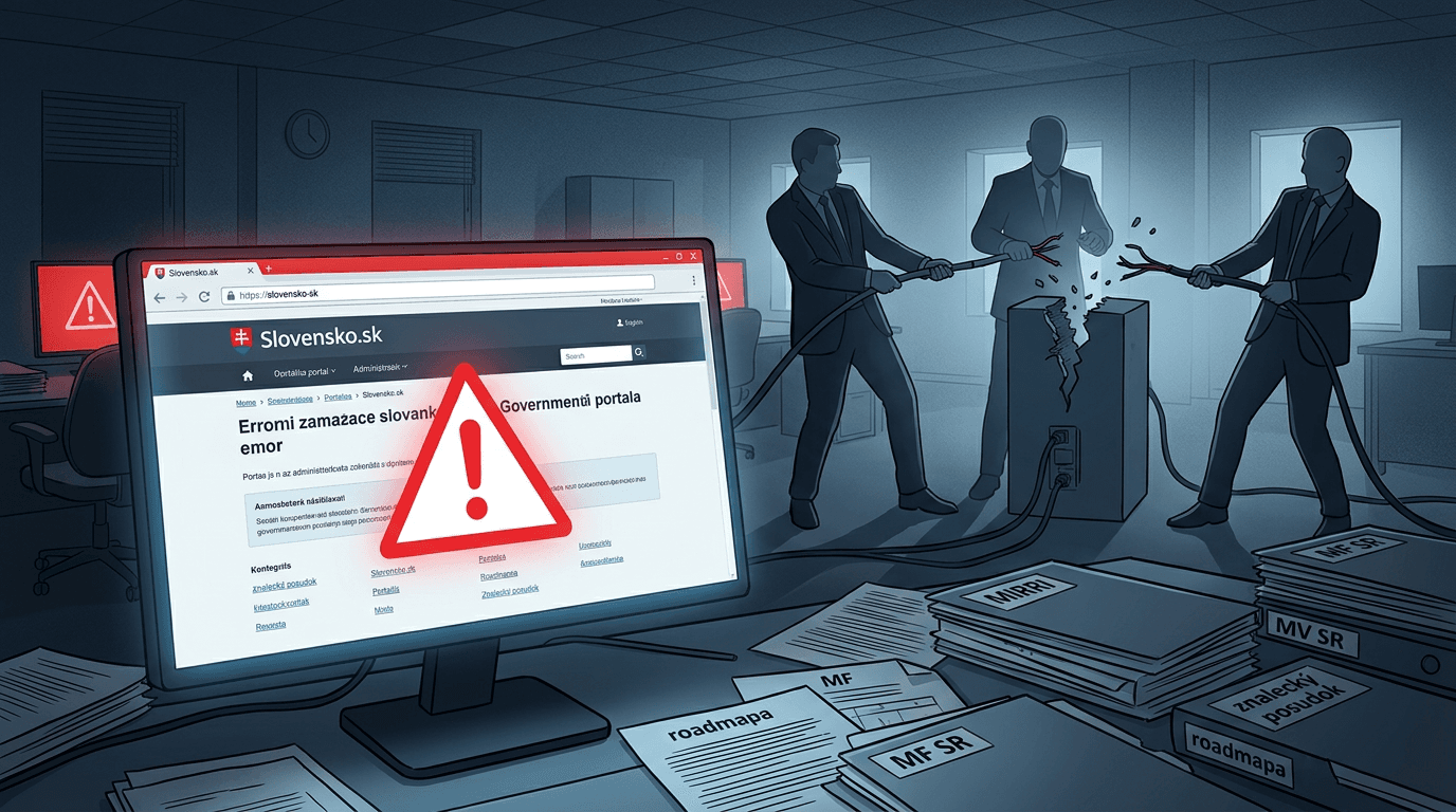 Slovensko.sk nie je problém. Problém je, že digitál štátu riadia volebné cykly a rezortný feudalizmus